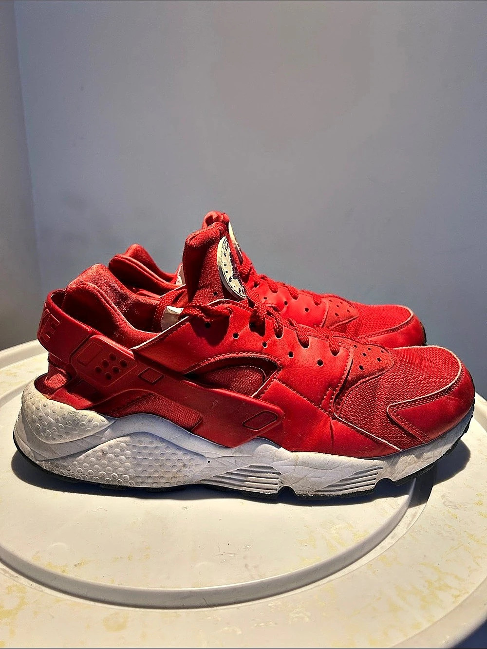 Nike Air Huarache University Red & White US 12